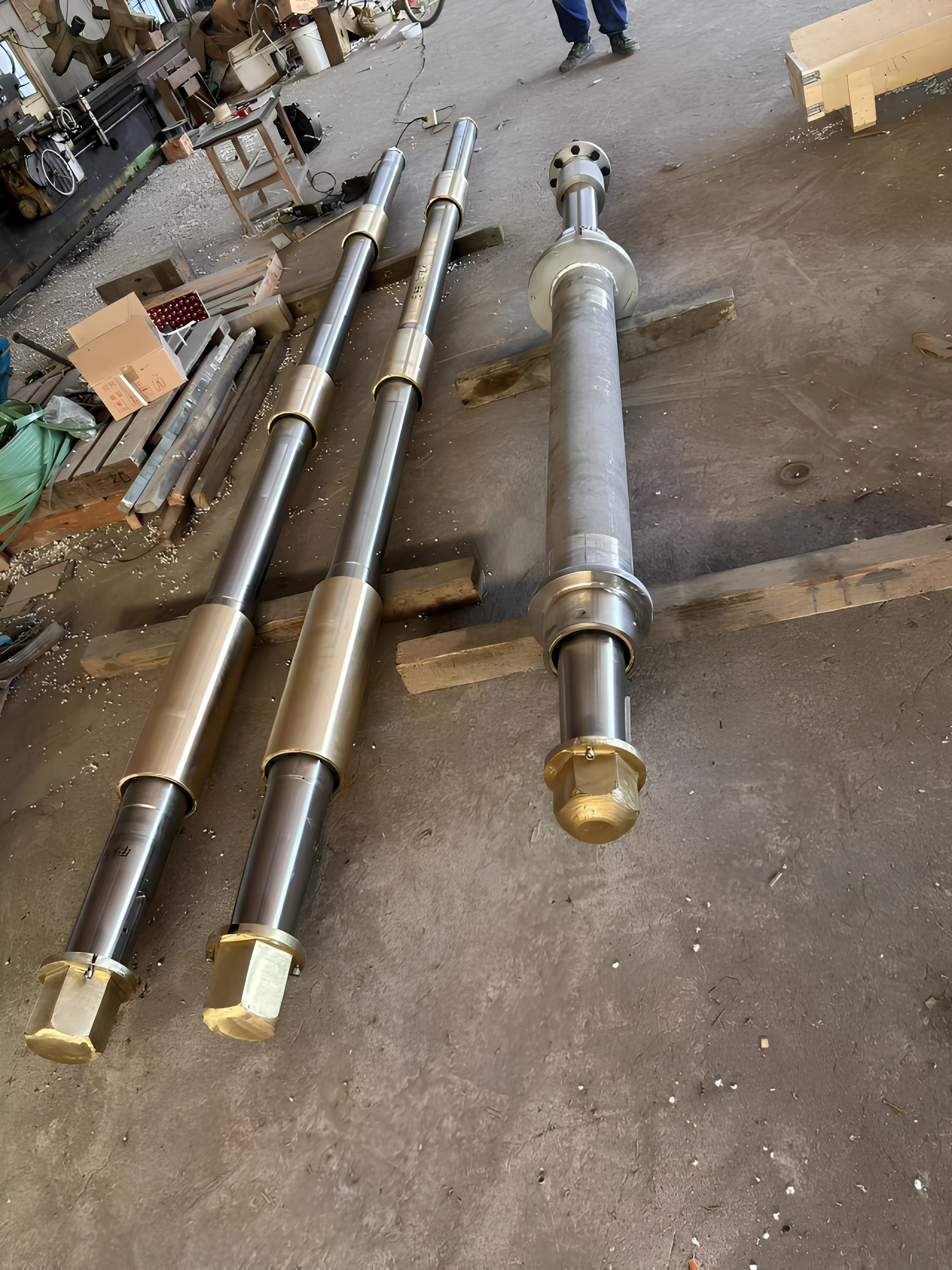 BOAT YACHT MARINE PROPULSION SYSTEM CUSTOMIZED STERN SHAFT WITH CARBON STEEL TUBE PROPELLER SHAFT for BOAT YACHT