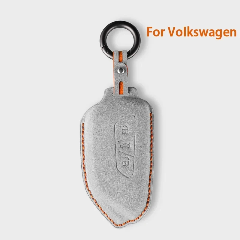 

Чехол для ключей автомобиля Volkswagen VW Golf 8 Mk8 GTI GTD R ID3 ID4 2020, защитный чехол для ключей из замши