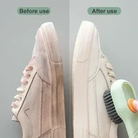 Multifunction Cleaning Shoe Brush Soft Automatic Liquid Shoe Brush Long Handle Liquid Clothes Brush Household Cleaning Tools - Image 2