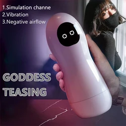 Automatic Sucking Male Mastubator Sucking Blowjob Masturbation Machine Sex Toys for Men Penis for Adult Good Masturbators Cup