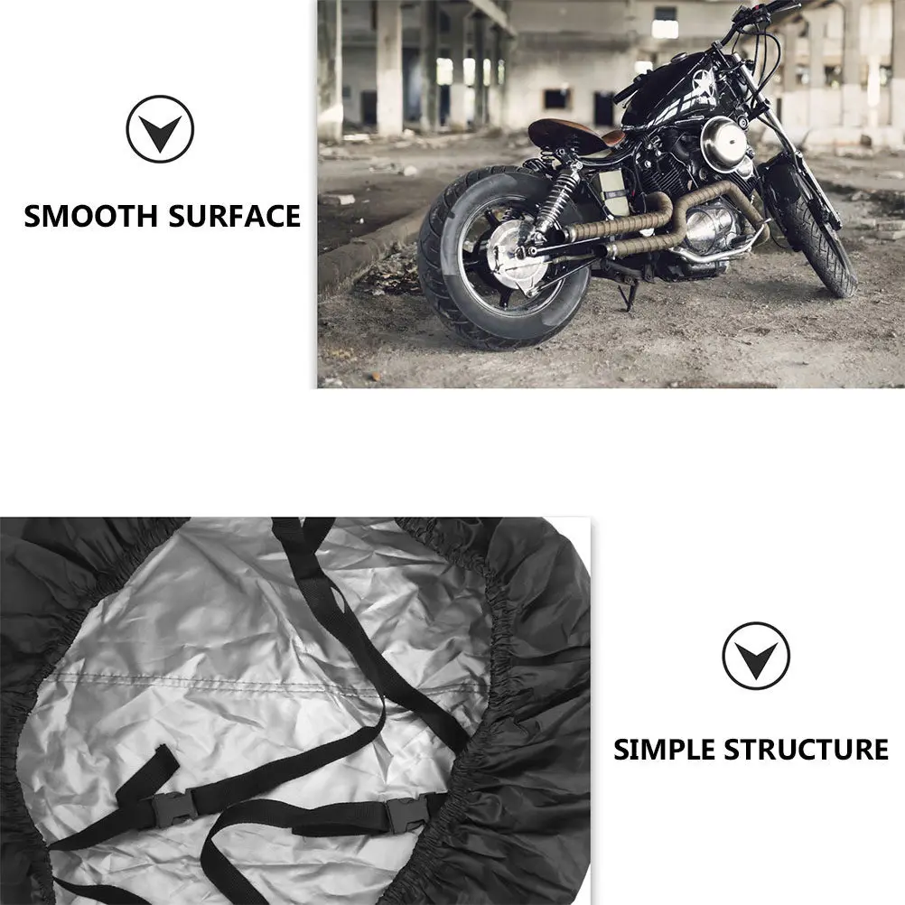 Motorbike Seat Cover High Durability Oxford Cloth Motorcycle Seat Protector All Weather Nonslip Bottom Easy Installation