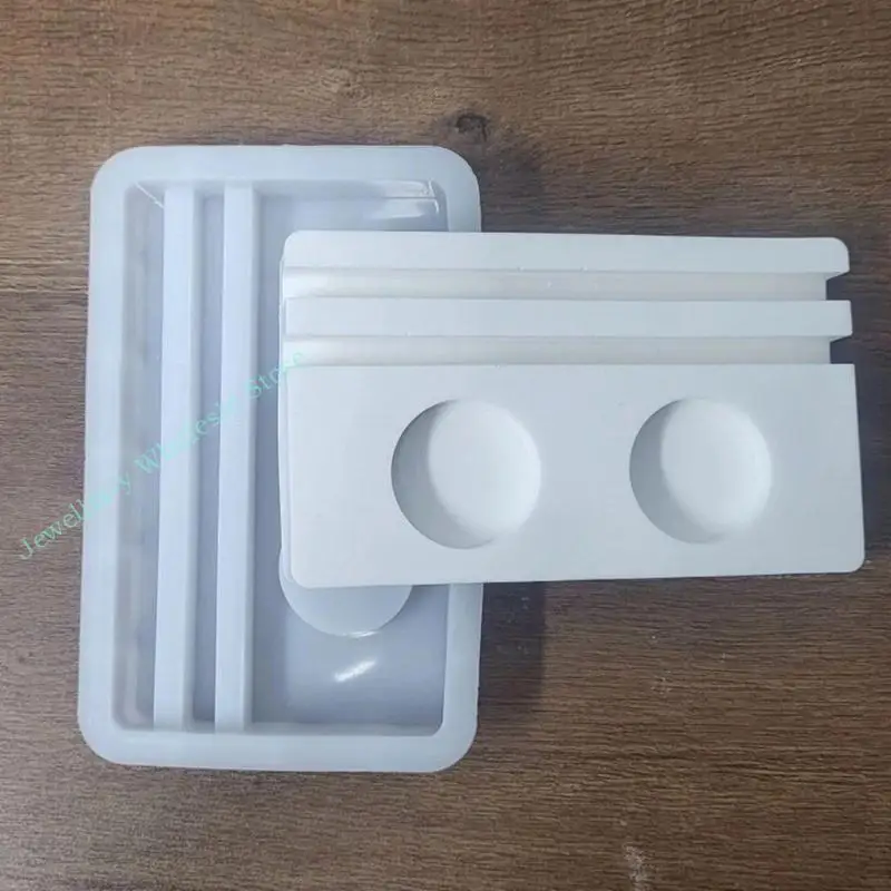 R7UF مفصل حاملي الشموع العفن الاحتفال الديني شمعة حامل إدراج قوالب قالب سيليكون العفن