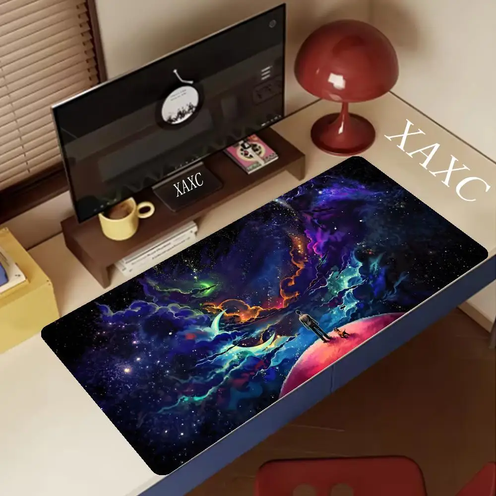 SF Space Mousepad Home XXL New Large Mouse Mat MousePads Office Laptop Carpet Soft Anti-slip Desktop Mouse Pad  Mouse Mat XAXC