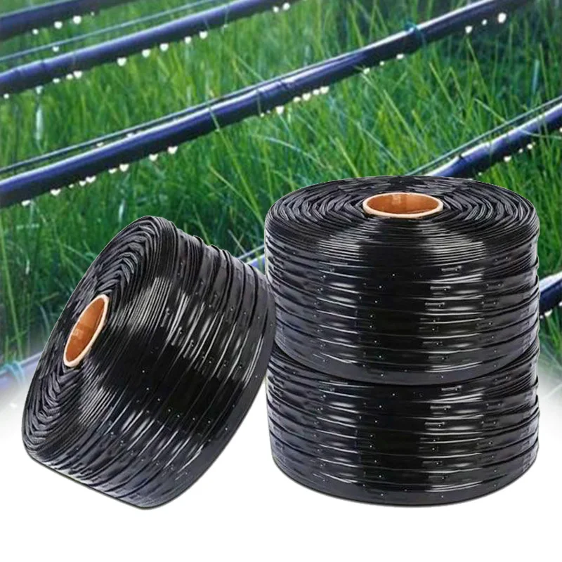 

16mm 2-Holes Micro Irrigation System Drip Tape Space 10~50cm 0.2mm Thick Garden Farm Saving Water Agricultural Drip Hose