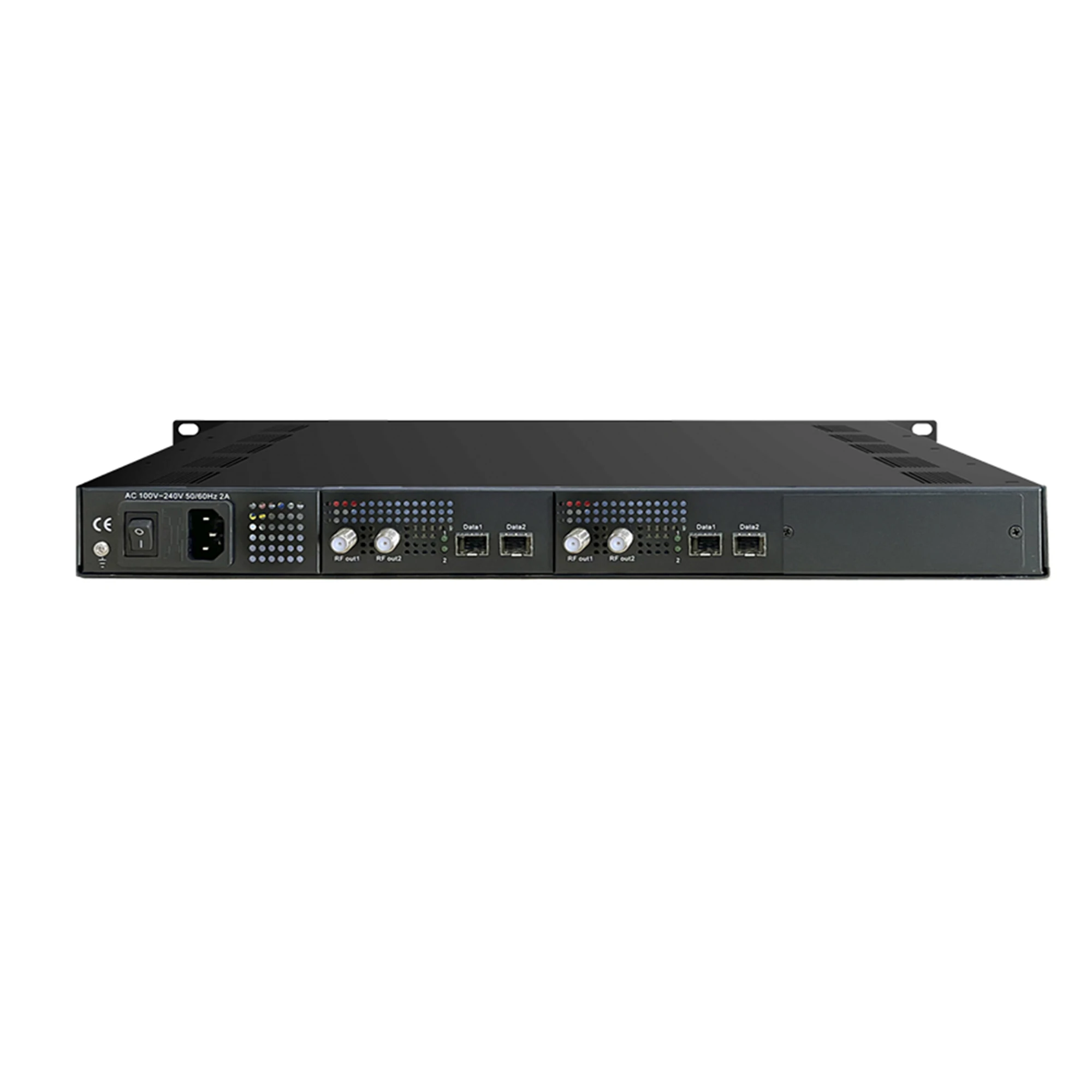 Modulador de 48 canales Modulador IP a RF IP a DVB-T ISDBT DVB-C ATSC CATV dispositivo frontal Entrada 8x1G+4XSFP. Modulador IP QAM