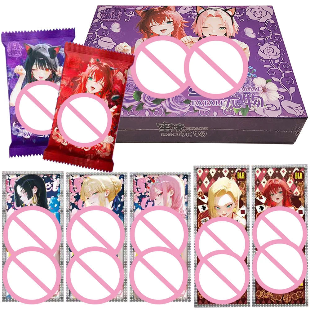 

Femme Fatale Collection Card Cute Anime Game Pretty Girl Limited Character Cards Boy's Favorite Exquisite Christmas Gifts Toys