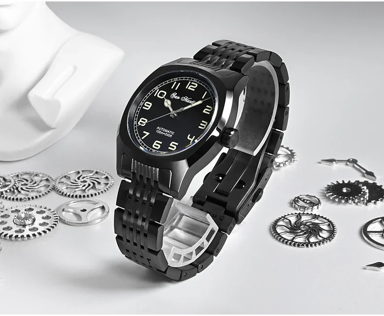 Stainless steel watch male personality diving watch automatic mechanical watch