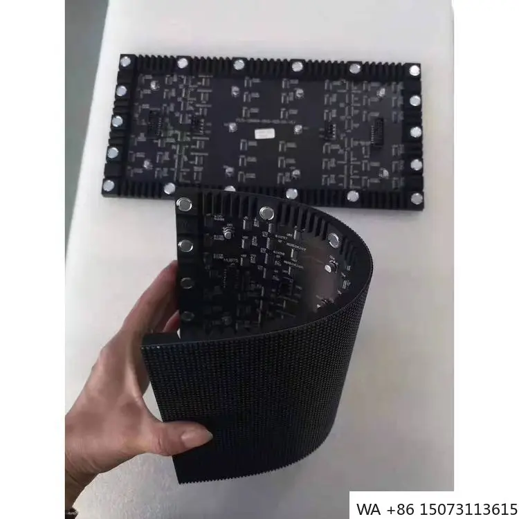 360 °   곡면 LED 디스플레이 - 비디오 월용 고화질 유연한 소프트 스크린