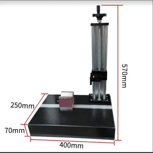 Marble roughness meter lifting platform | Universal measuring bracket,