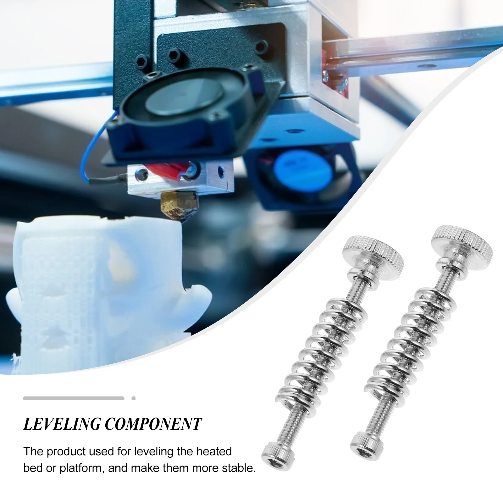 

10 шт., комплект для обновления ручки выравнивания горячей кровати для стабильной, простая установка, компонент выравнивания платформы 3D-принтера
