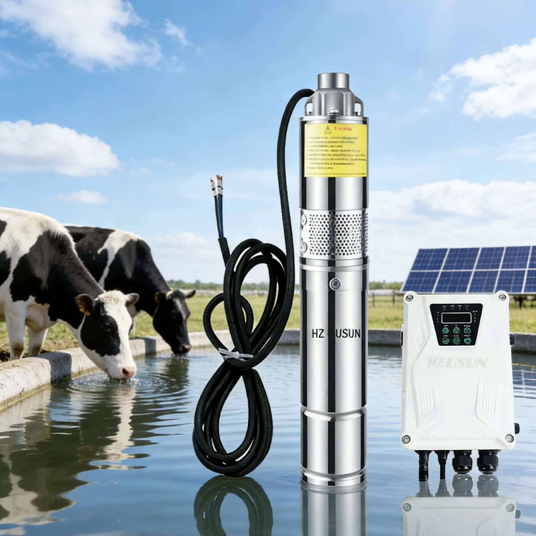 

24 Volt DC Solar Submersible Deep Tube Well Water Pump Kits MPPT Controller Diy Mini Solar Panel Agriculture Bore Pumps Price