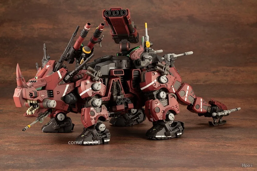 【الأصلي】KOTOBUKIYA ZD183 EZ-004 ZOIDS Red Dark HORN أحمر داكن ترايسيراتوبس تجميع نموذج اللعب مجموعة الهدايا أنيمي