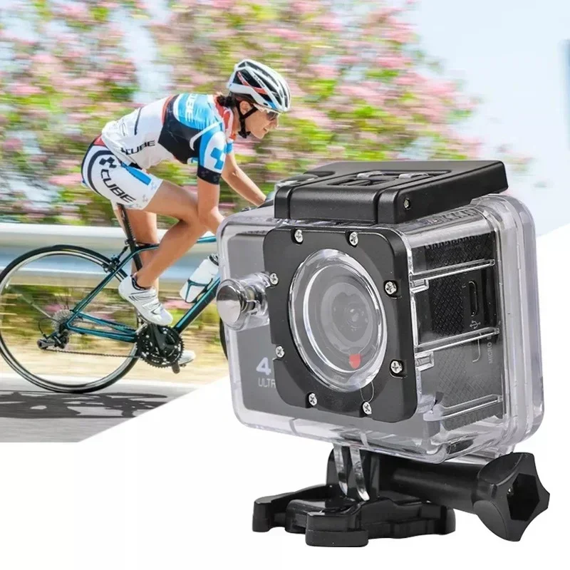 170° Wide-Angle Waterproof Professional Sports DV Helmet Camera – 12MP WiFi Sports Camera – 4K 25fps Ultra HD