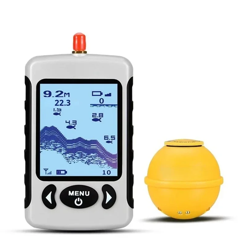 New Designed Wireless r with 147ft Depth 150m Range Rechargeable Battery & Intelligent Underwater Sonar