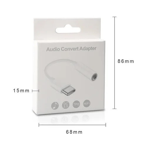 Адаптер UGREEN AC35C USB-C на 3,5 мм белый