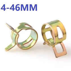 1-10pcs 4mm-46mm for choose Fuel Spring Clip Vacuum Silicon Hose Clamp Autos Autos Spring Clip Fuel Oil Water Hose Pipe Tube