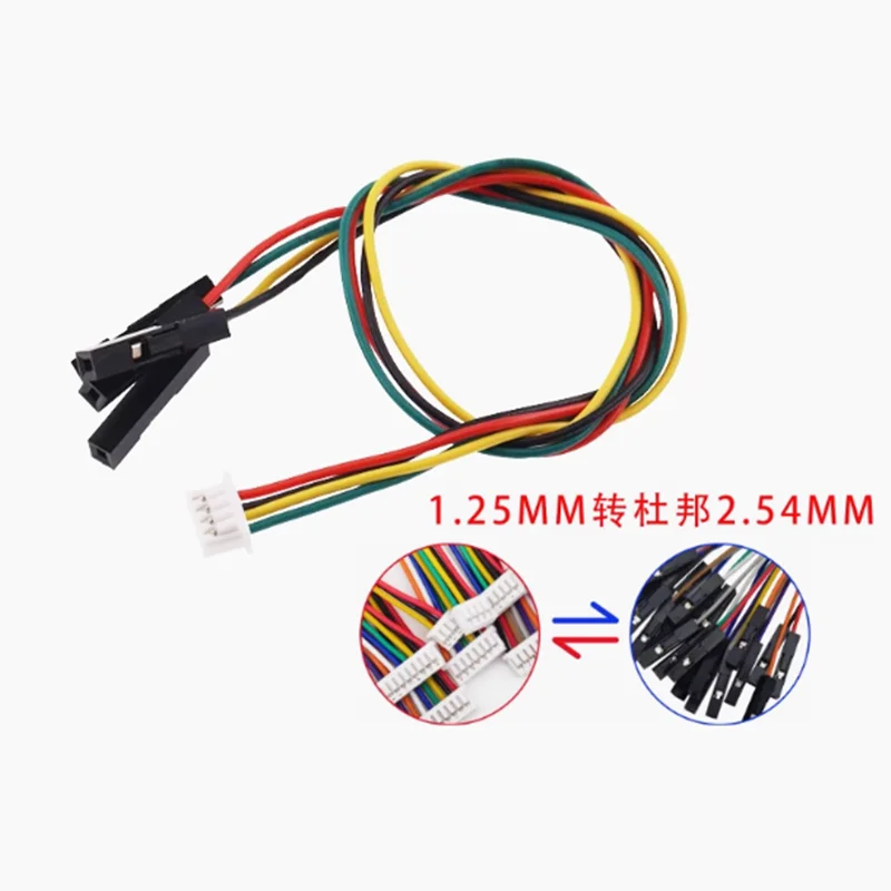 5pcs Mx1.25 Spacing To Cable 10/15/20cm Male Female 1p2p3p4p6p8p10p Board Connection Wire 1 Drag 4 Sensor Terminal Wire