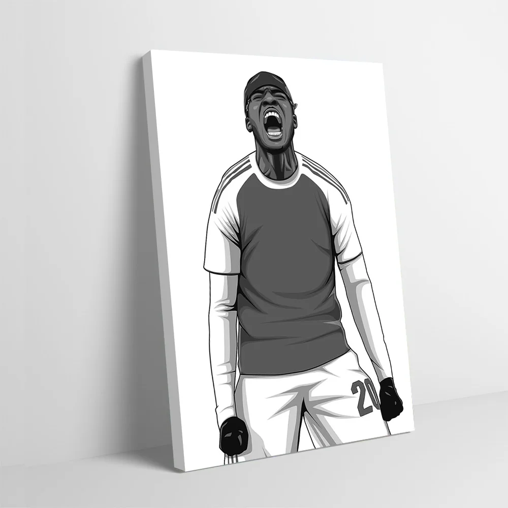 Noni Madueke черно-белая версия плаката на заказ печатная картина на холсте для фотографий настенное искусство украшение для спальни домашняя комната