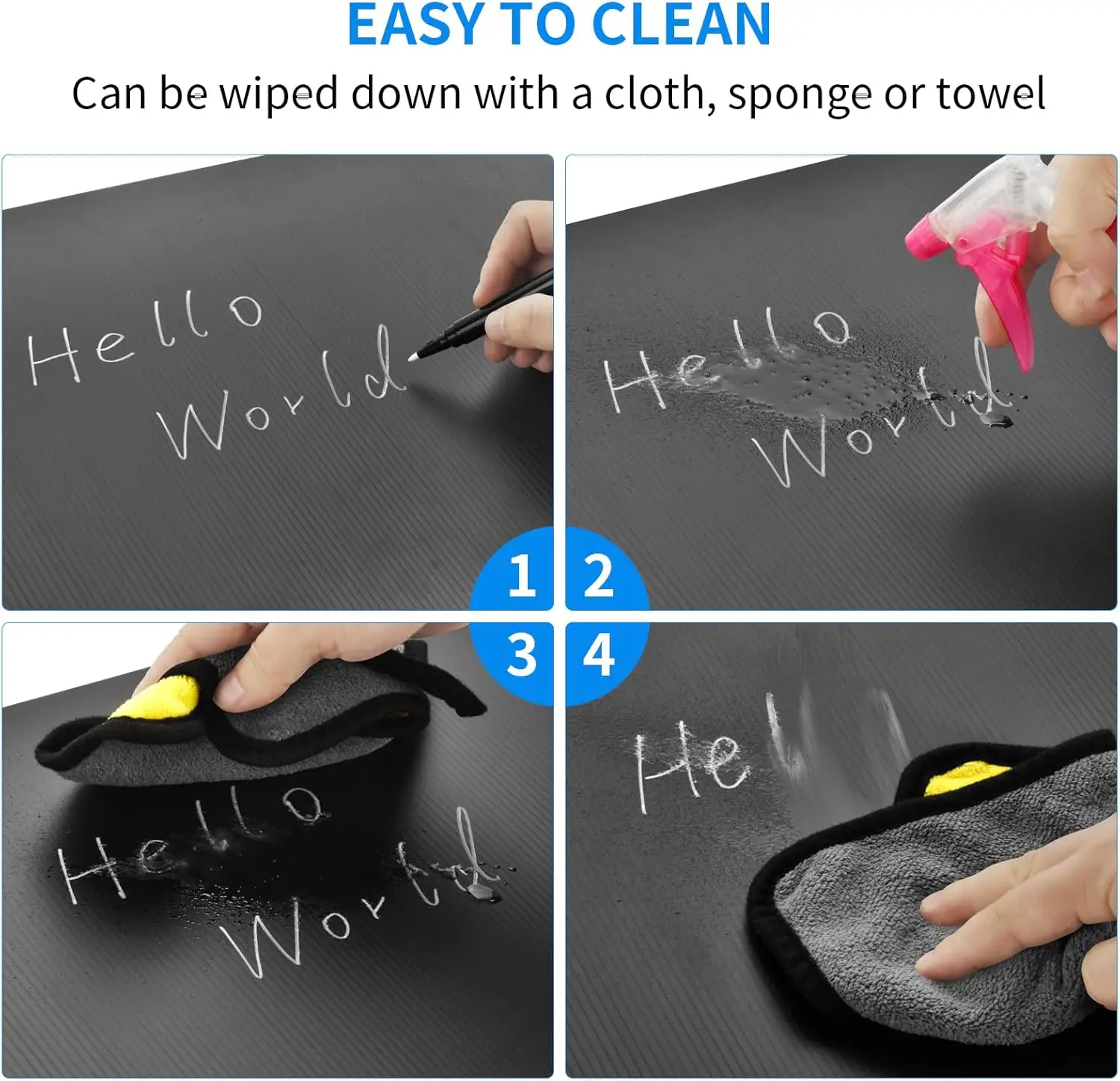 Waterproof Durable Plastic Desk Dividers, 24-Pack for Students, Easy Clean Privacy Shields