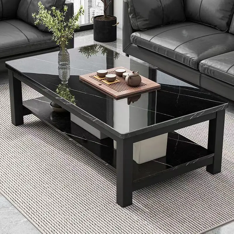 Tempered glass coffee table, living room, household small apartment