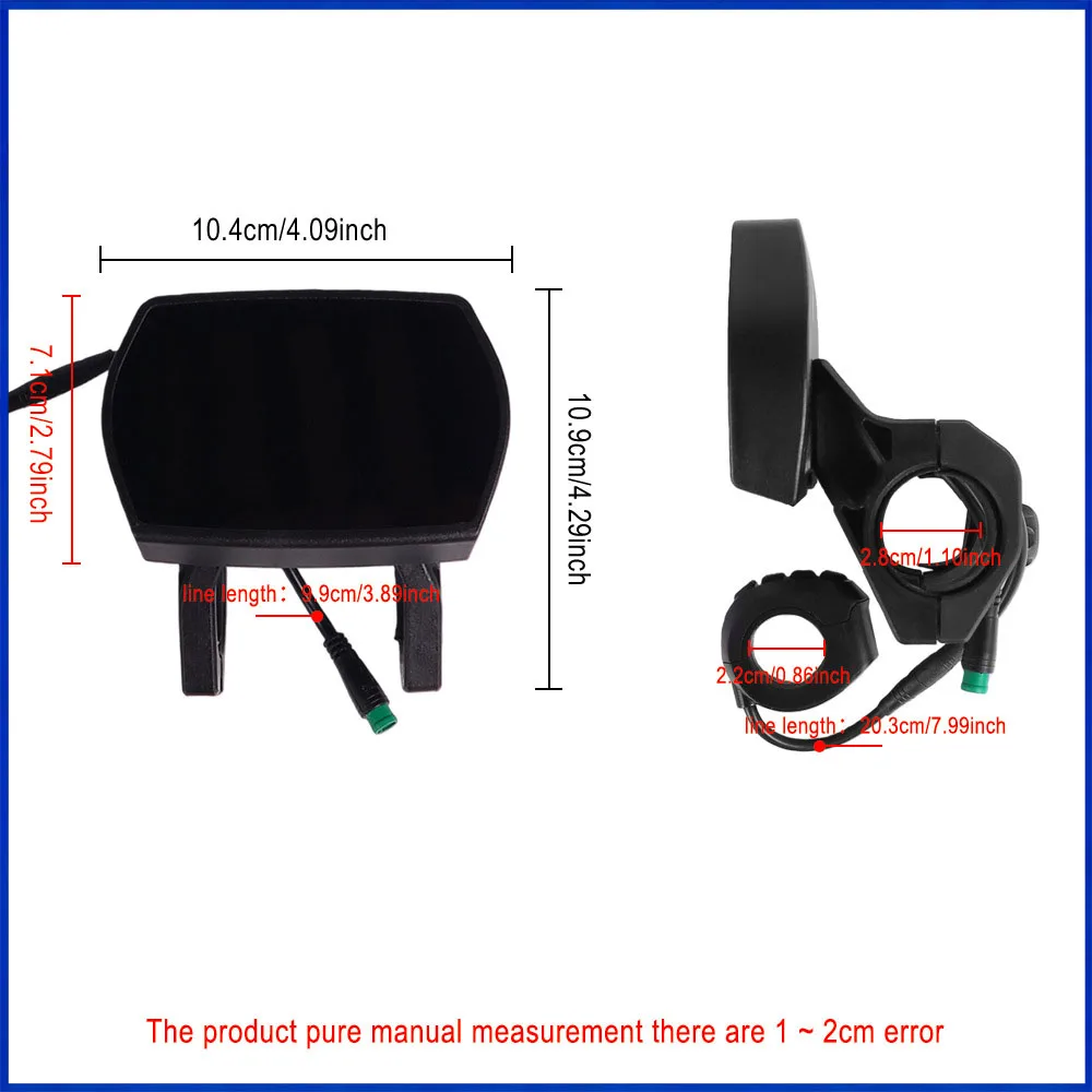For Kugoo G2 Pro Electric Scooter E-Scooter Display Screen LED Digital Meter 5 Pin Waterproof Head Parts Accessories