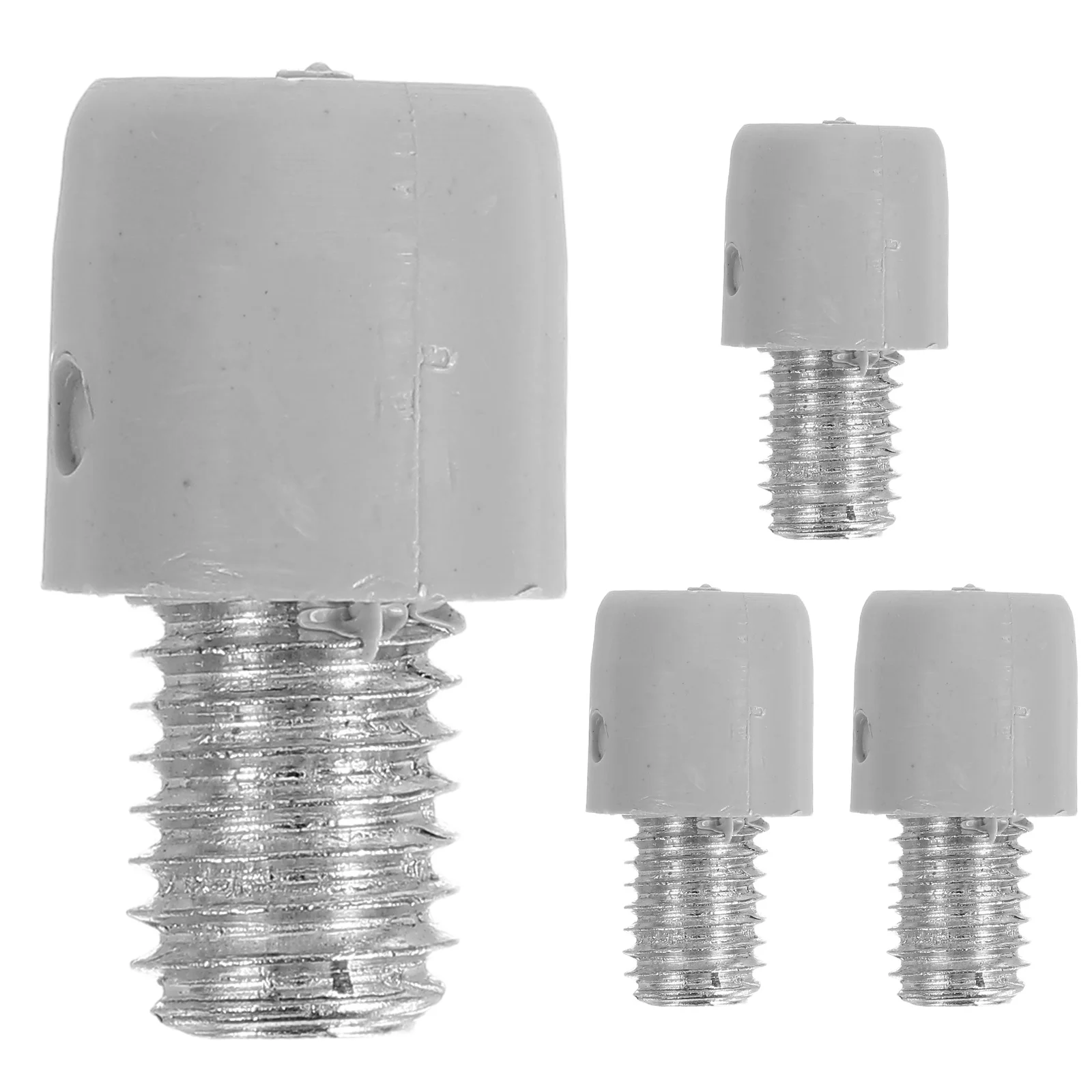 

4 Pcs Toilet Replacement Parts Iron Plastic Screws for Scrub Connector Adapter Secure Attachment Easy Maintenance Toilet