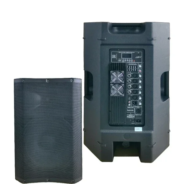 2025/PA Pro Audio Speaker System 15 inch Plastic Active Speaker Bluetooth Mp3 Speaker bocinas usb