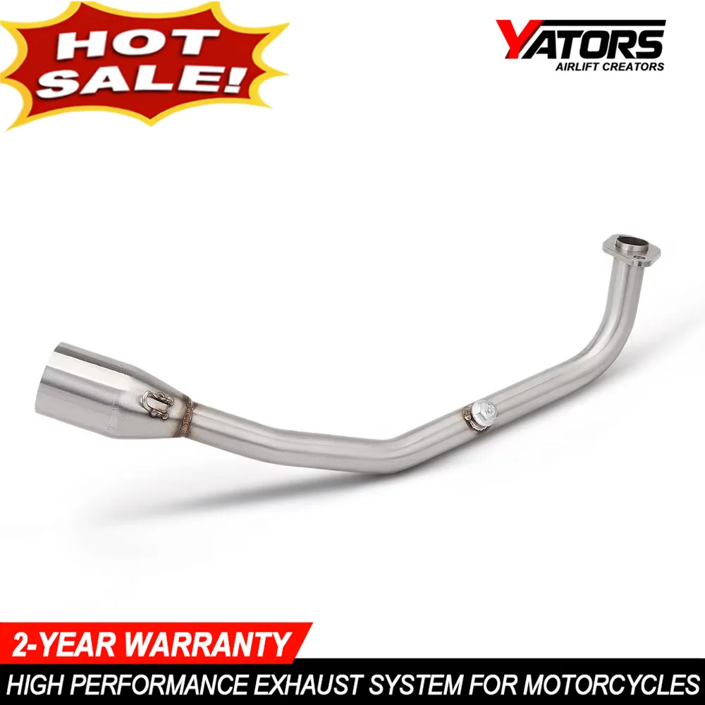 Motorcycle Exhaust Pipe for Xmax 125 2021-2024 Motorbike Exhaust System Parts Stainless Steel Front Link Pipe 51MM Escape