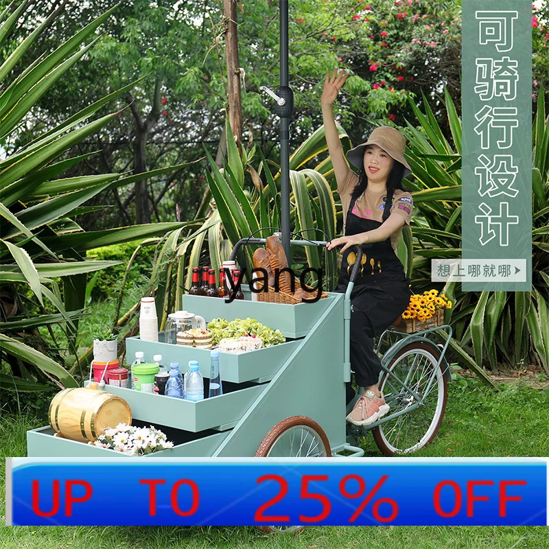 

XC commercial street night market upside down donkey stall three-wheeled bicycle scenic outdoor stall selling cars