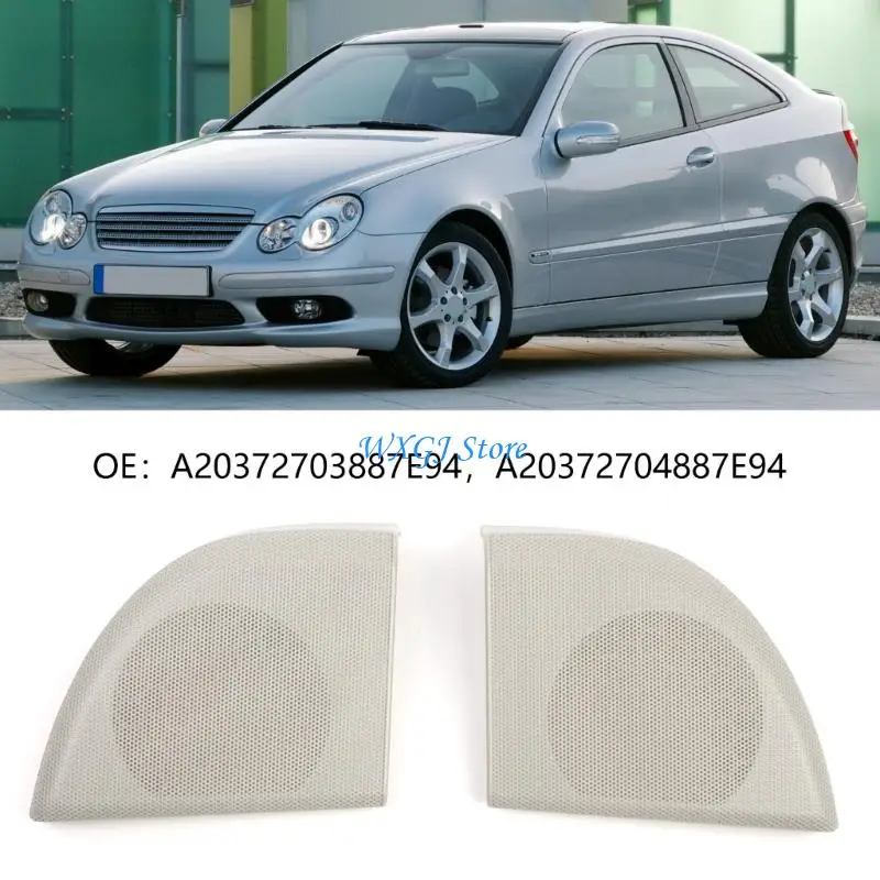 

37JE Right/Left Door Speaker Trim Mesh Auto Accessory for CL203 2008-2011 A20372703887E94 Front Door Speaker Cover Trim