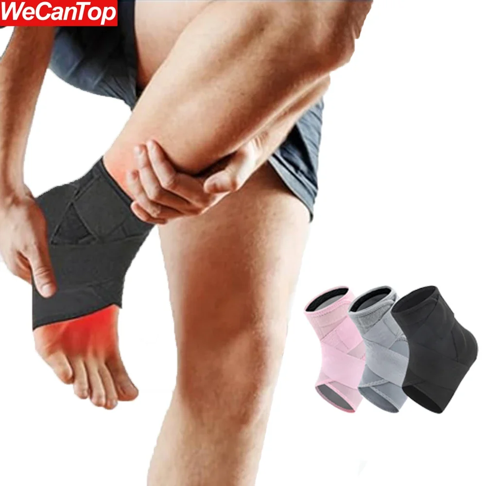 

1PCS Ankle Support Brace For Men Women - Adjustable Compression Sleeve Strap Wrap,Arthritis,Sports - Breathable Neoprene Brace