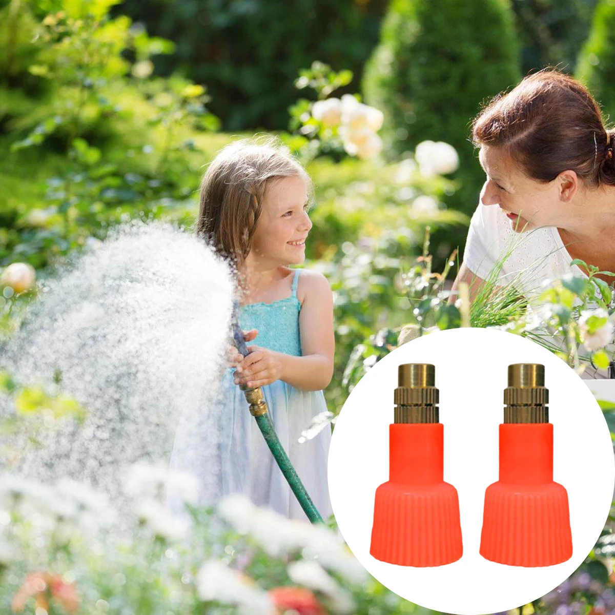 

2 шт. регулируемые насадки для распылителей для садовых распылителей, насадки для полива, сменные колпачки, принадлежности для ручных распылителей