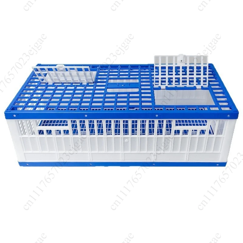 Plastic training cages, plastic foldable flight cages, and supplies for transporting training pigeons