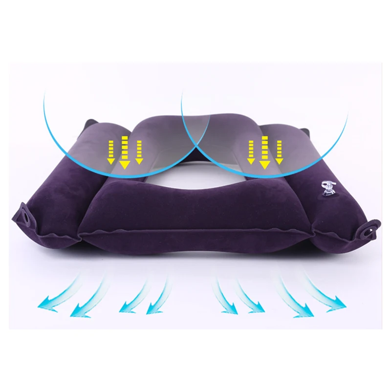 Wheelchair Inflatable Cushion Bed-Ridden Anti-Decubitus Hip Anti-Pressure Sore Seat Cushion Toilet Seat Air Gasket Household