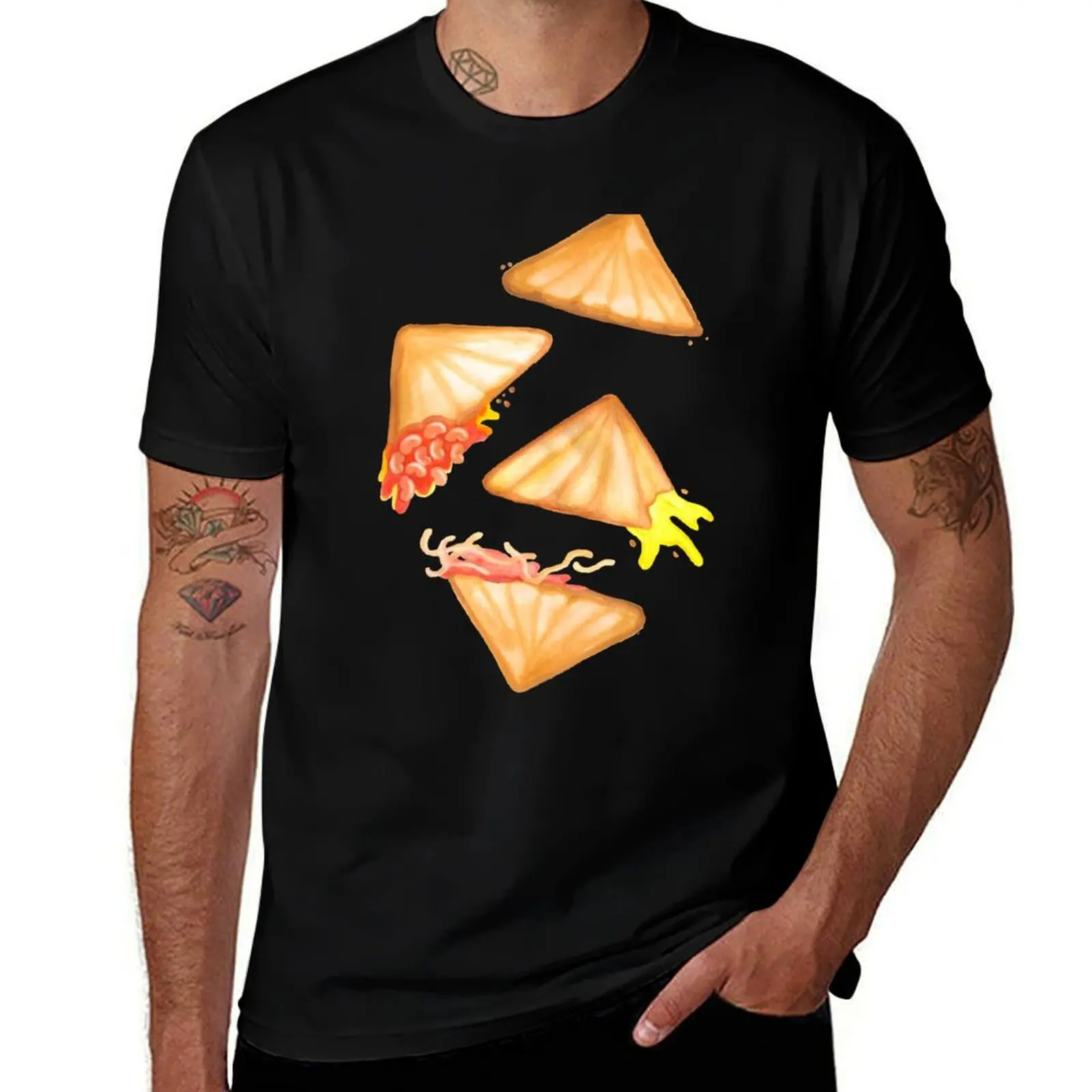 

Jaffle Life: Yellow T-Shirt funny shirt cotton quick-drying blue lock valentines boutique clothes t shirts for men pack