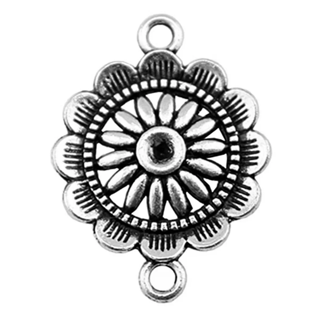 

15pcs 28x21mm Zinc alloy metal tibetan silver plated charm T0470 for jewelry making
