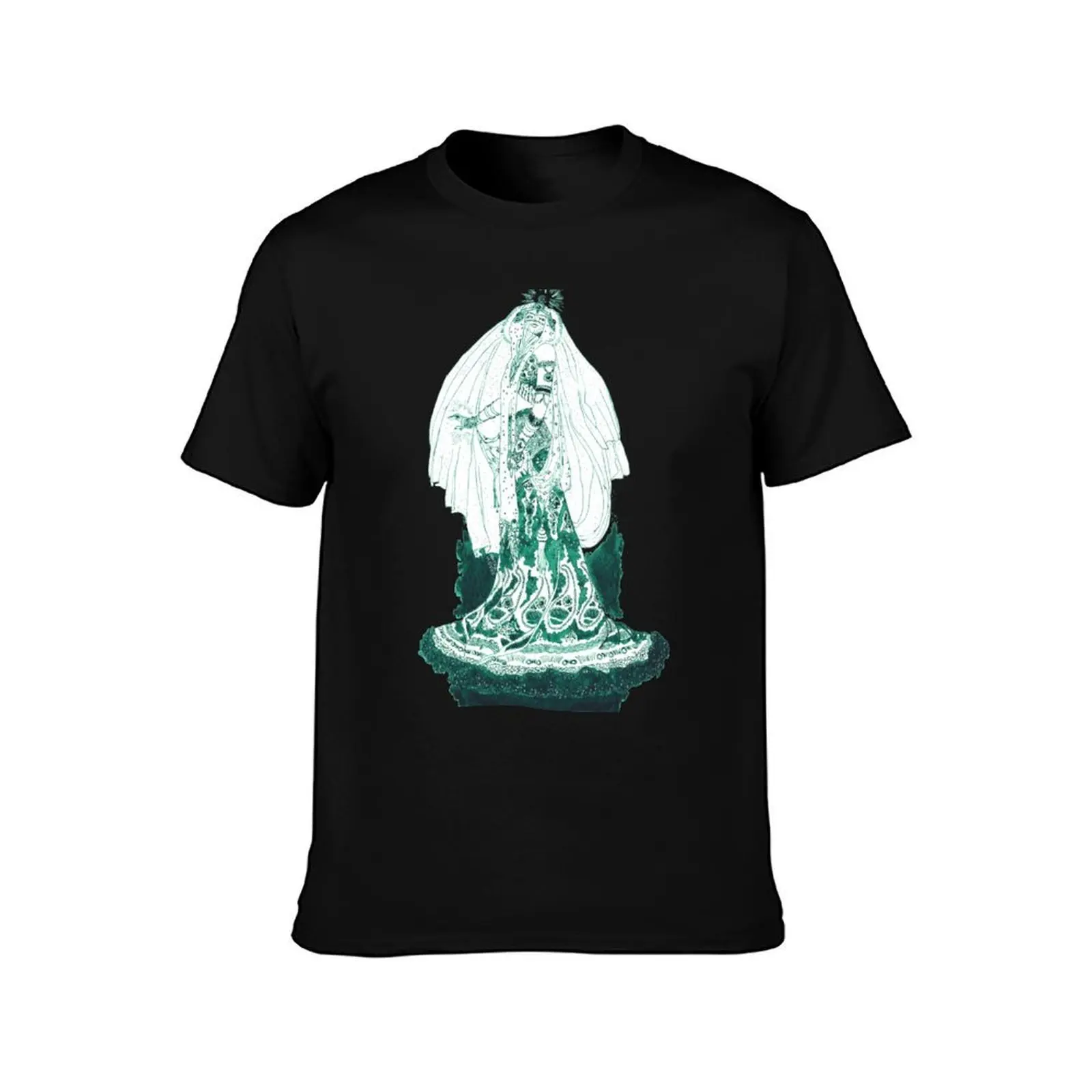 Enchantress in Emerald Ink T-Shirt Minimalist Plain Crew Neck T-Shirt