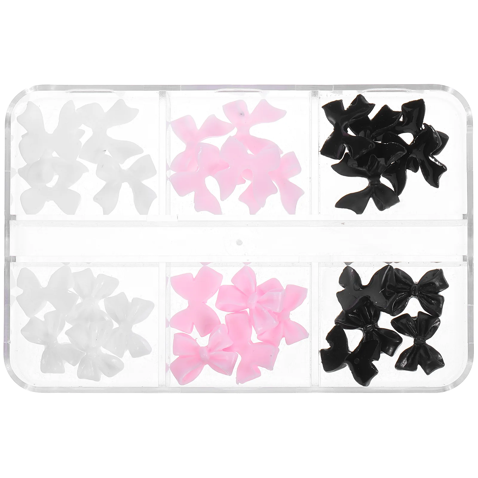 

30 Pcs Nail Accessories Charms Ornament Ribbon Bows Decorations Supplies Decorative for Japanese and Korean Manicure Fingernail