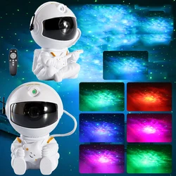 2022 Afstandsbediening Sfeer Licht Robot 360 ° Roterende Nachtlampje Traploos Dimmen Projector Night Lamp Netto Rode Selfie Licht