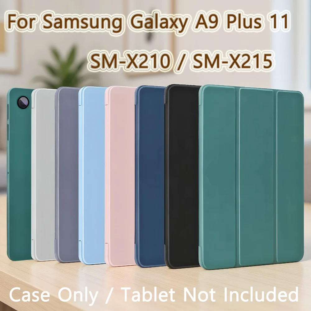 

Case for Samsung Galaxy Tab A9+/A9 Plus 11" 2023 SM-X210 SM-X215, Slim Soft TPU Translucent Frosted Back Protective Thin Cover