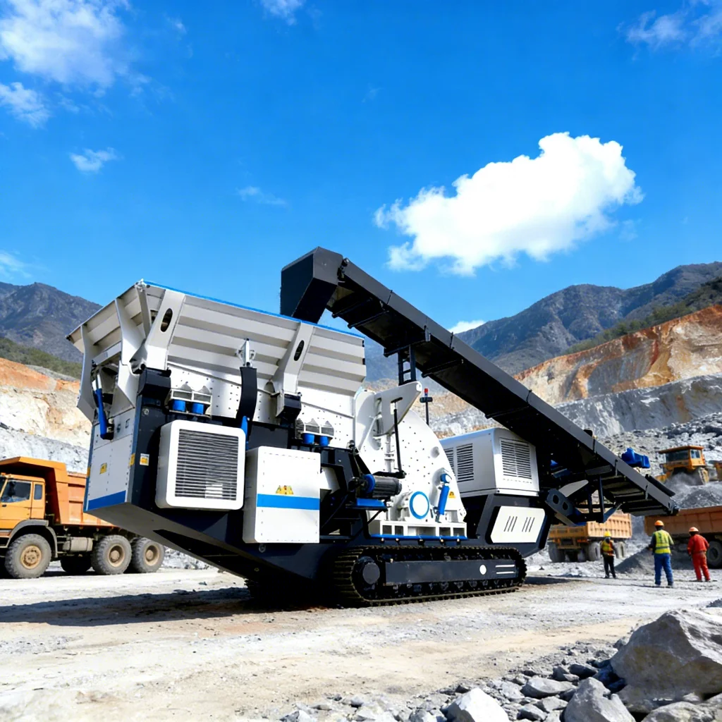 Compact Mobile Crushing Station ≤2.5m Width for Indoor Crushing Workshop Narrow Site Operation No Site Modification Required