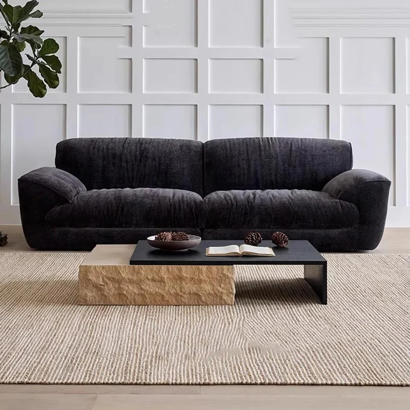 طاولة قهوة خشبية فاخرة مستطيلة محايدة وحديثة وأنيقة خدمة طاولة قهوة كبيرة تصميم عصري Mesas Bajas ديكور منزلي