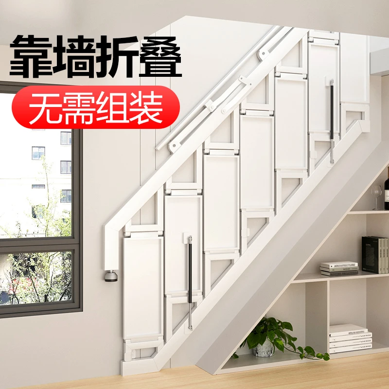 

JC на заказ домашняя настенная складная лестница лофт дуплекс вилла второй этаж гараж лофт внутренняя и наружная лестница