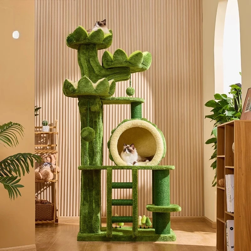 

Good luck lotus lotus castle cat climbing frame large sky column climbing frame big special frame toy