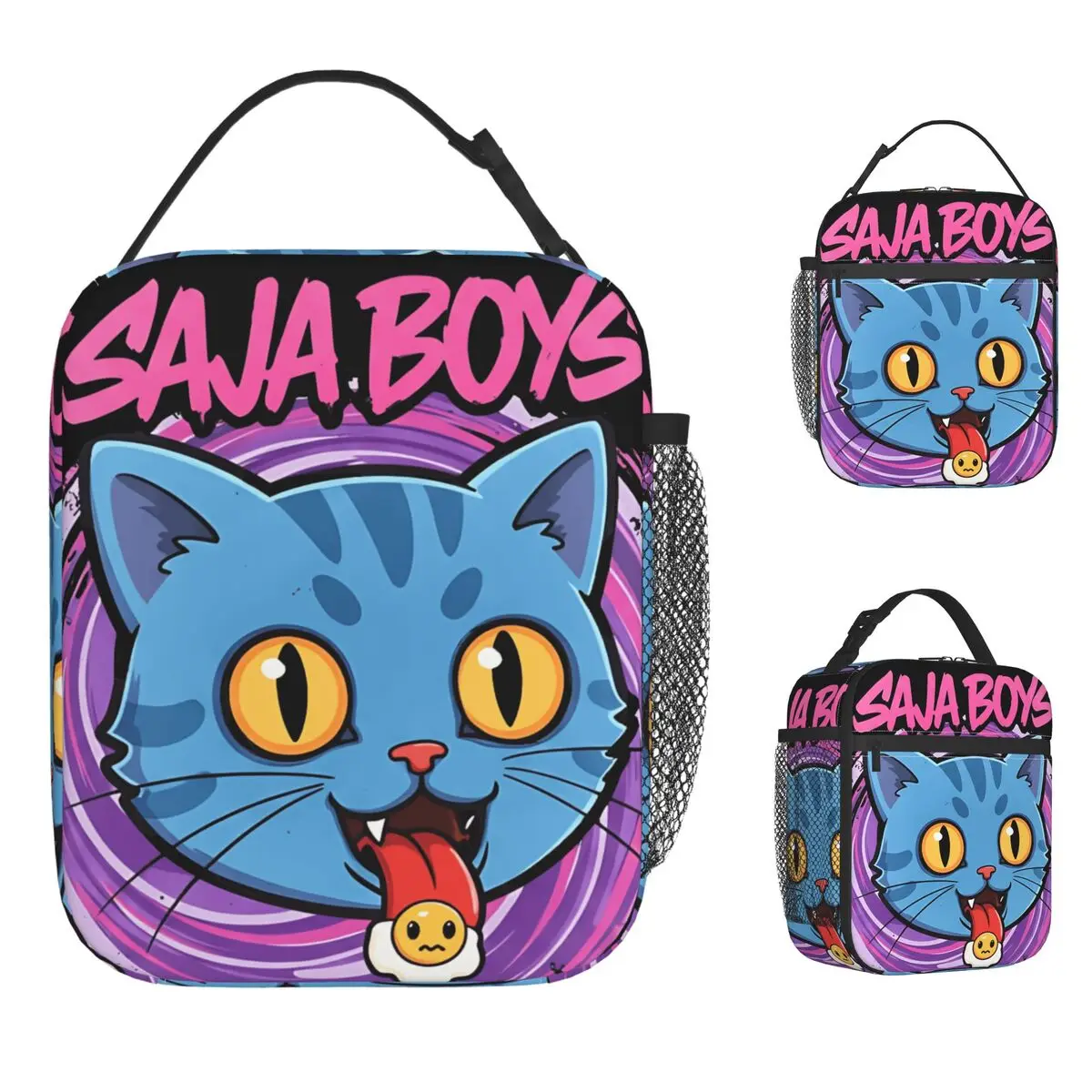 

KPop Demon Hunters Lunch Bag Outdoor Picnic Lunch Box For Unisex Cute Designer Thermal Lunch Bags Waterproof Portable Cooler Bag
