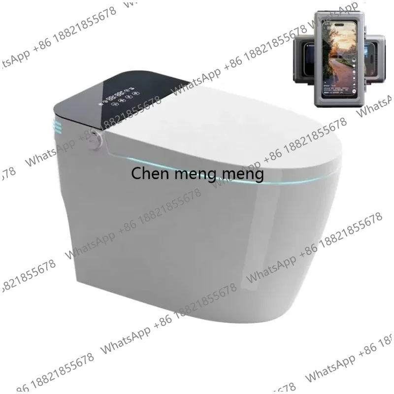 

Waterproof Mobile Cleaning Remote Control Automatic Intelligent Toilet Wholesale Power Failure Flushing IPX4 Smart Toilet