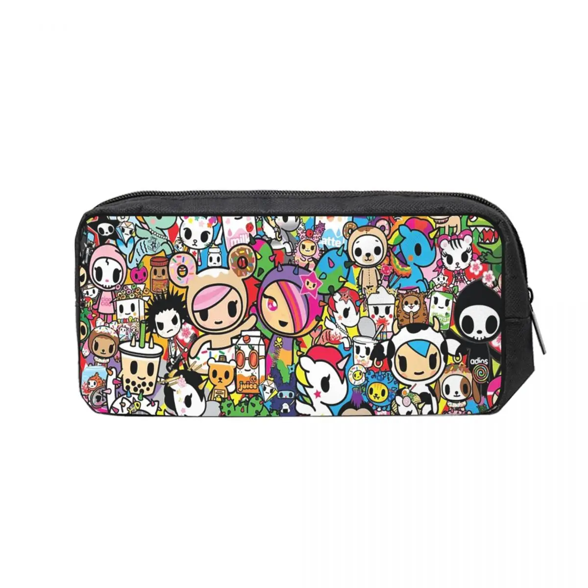 

Tokidoki Kawaii Donutella Sandy Unicorno Pencil Cases for Students School Pen Box Pencil Bag Large Pencil Pouch Pen Holder