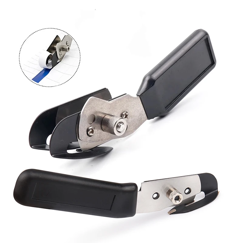 TOFAR Double Heads Vinyl Cutter Knife Car Wrap Film WallPaper Back Slitter Window Tint Stickers Cutting Tool Safety Blade Cutter