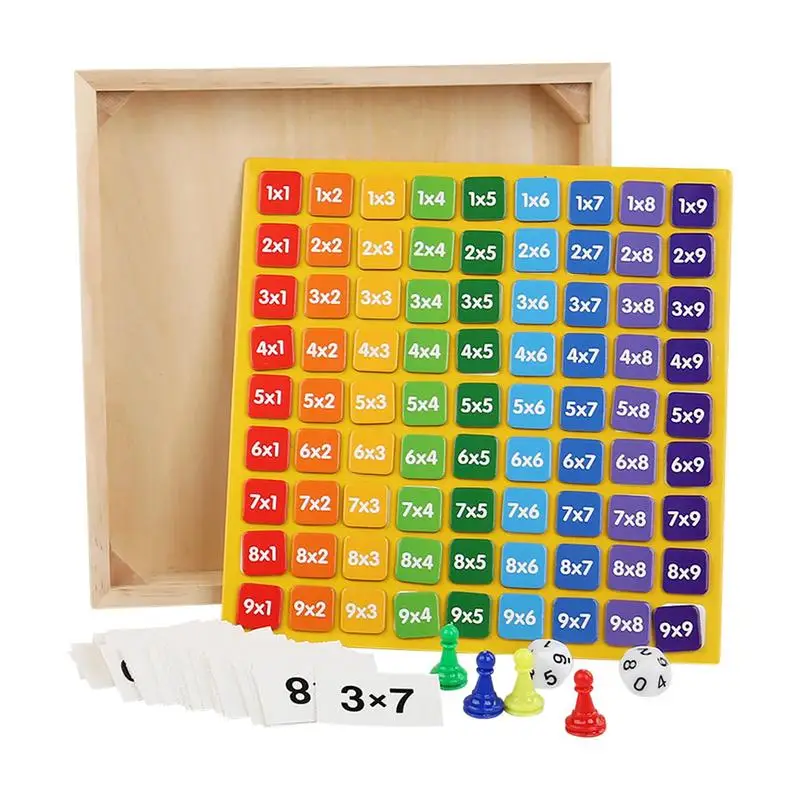 

Multiplication Board Game Magnetic Math Toys Hundred Games Homeschool Supplies Preschool Learning Activities Educational Toys