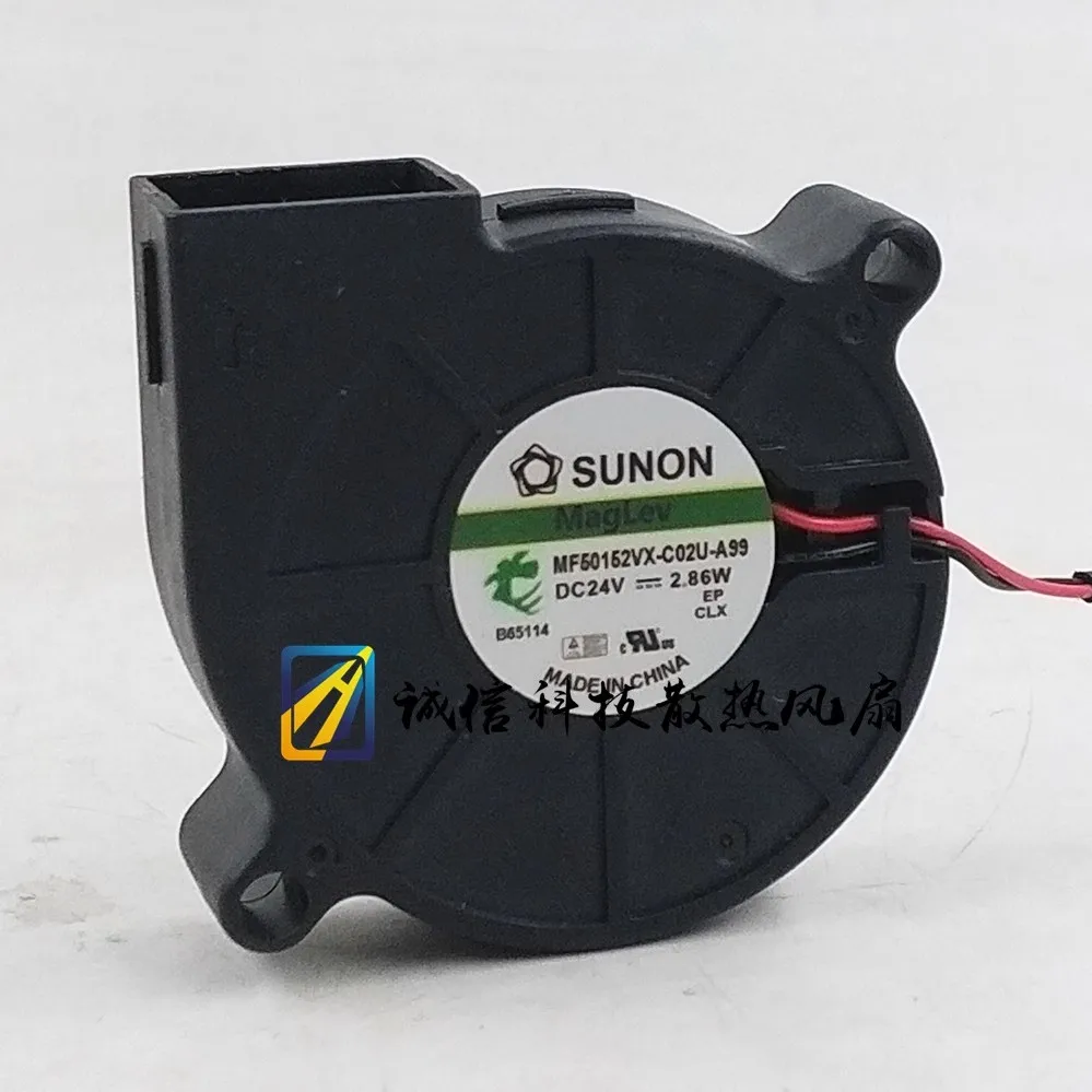 Novo ventilador cooler de cpu para sunon MF50152VX-C02U-A99 24v 2.86w 5015 ventilador de refrigeração turboblower 50*50*15mm